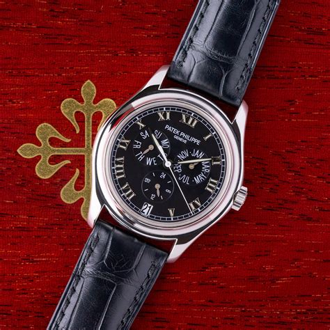 annual calendar patek philippe|Patek Philippe 5035p annual calendar.